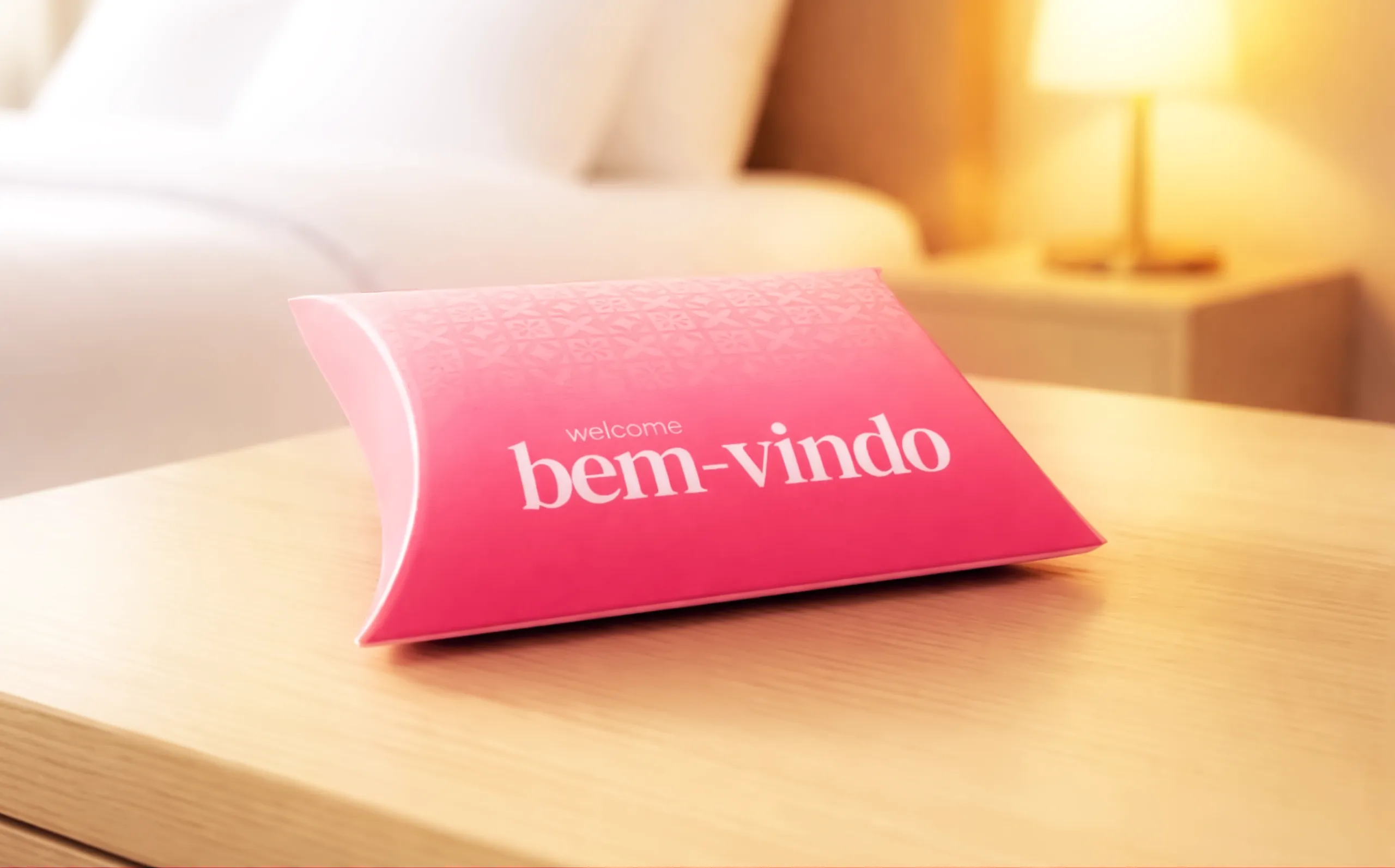 Coffret Bem-vindo Yumea Gift Gifts Brinde Mimo Presente Hospitalidade Hospitality Hotel Hotelaria turismo Welcome Guest Hóspede Experience Experiencia